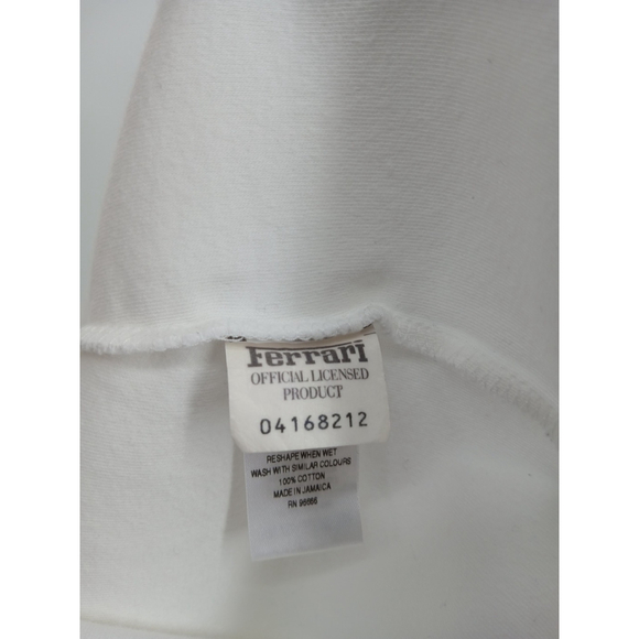 Vintage Ferrari Womens Baby Tee T-Shirt Y2K Official Licensed Product Cotton - Picture 10 of 10